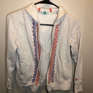 (SOLD) Kids Roxy Zip-Up Jacket With Hood